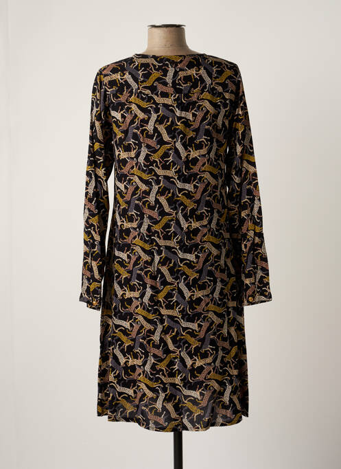 Robe mi-longue noir AGATHE & LOUISE pour femme