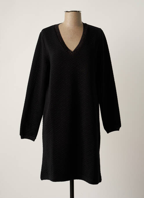 Robe mi-longue noir ÉTYMOLOGIE pour femme