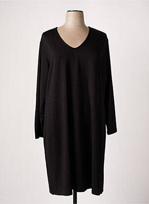 Robe mi-longue noir AGATHE & LOUISE femme