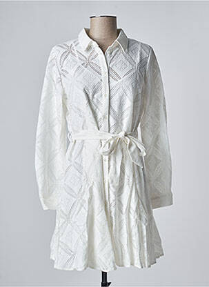 Robe mi-longue blanc GRACE & MILA pour femme