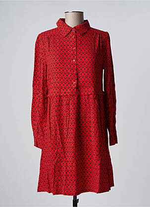 Robe mi-longue rouge GRACE & MILA pour femme