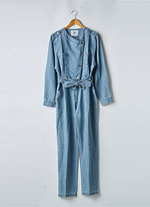 Combi-pantalon bleu ORFEO pour femme