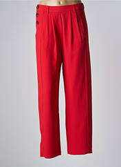 Pantalon droit rouge ORFEO pour femme seconde vue