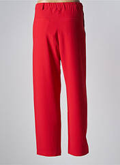 Pantalon droit rouge ORFEO pour femme seconde vue