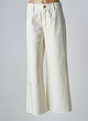 Pantalon flare beige RUE MAZARINE pour femme
