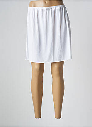 Jupon /Fond de robe blanc MERYL pour femme