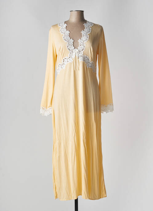 Chemise de nuit jaune MARJOLAINE pour femme