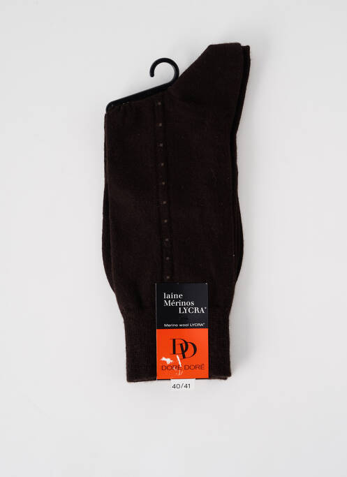 Chaussettes marron DORE DORE pour homme