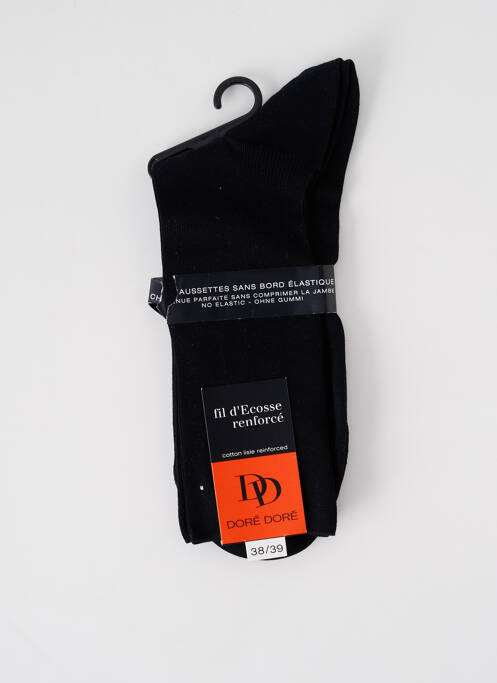 Chaussettes noir DORE DORE pour unisexe