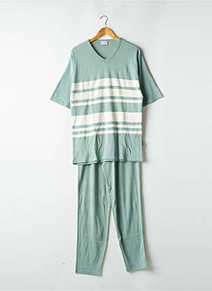 Pyjama col rond vert HOM homme