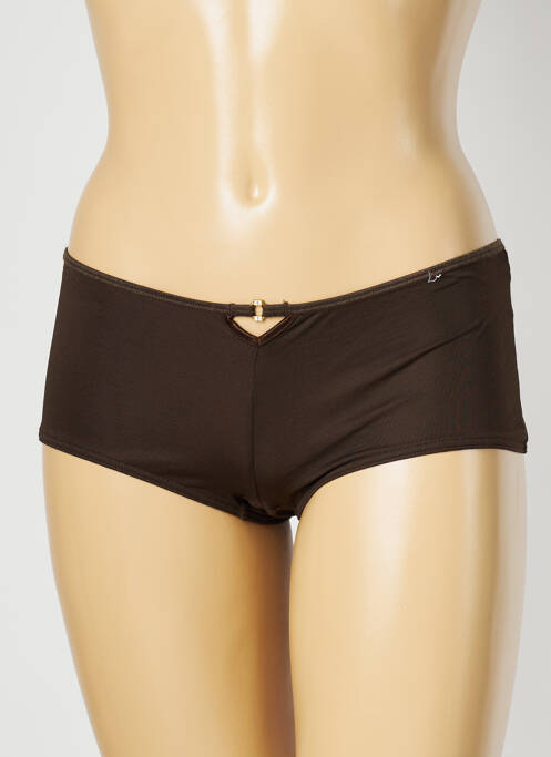 Shorty marron MEY pour femme