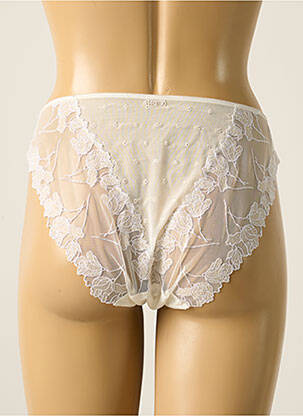Culotte effet matière satinée blanc MARIE JO femme