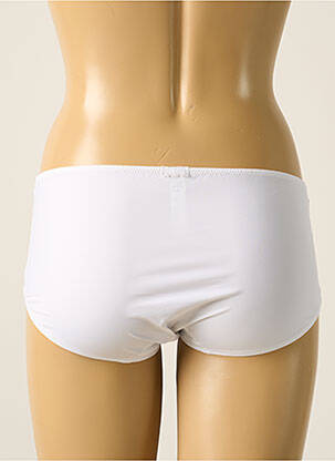 Shorty effet matière satinée blanc MARIE JO femme