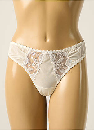 Tanga blanc MARIE JO pour femme