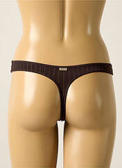 Tanga marron MARIE JO pour femme seconde vue