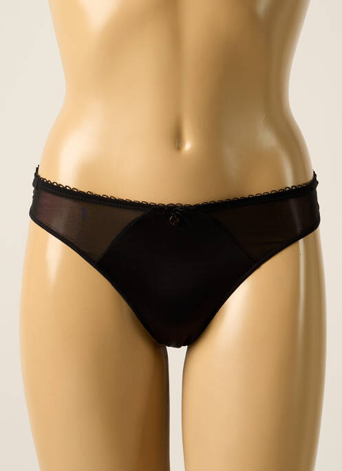 Tanga noir MARIE JO pour femme