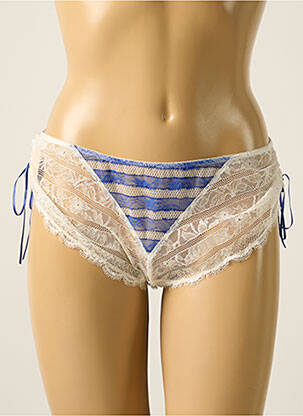 Shorty effet matière satinée blanc LISE CHARMEL femme