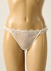 Tanga blanc LISE CHARMEL pour femme seconde vue