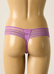 Tanga violet IMPLICITE pour femme seconde vue