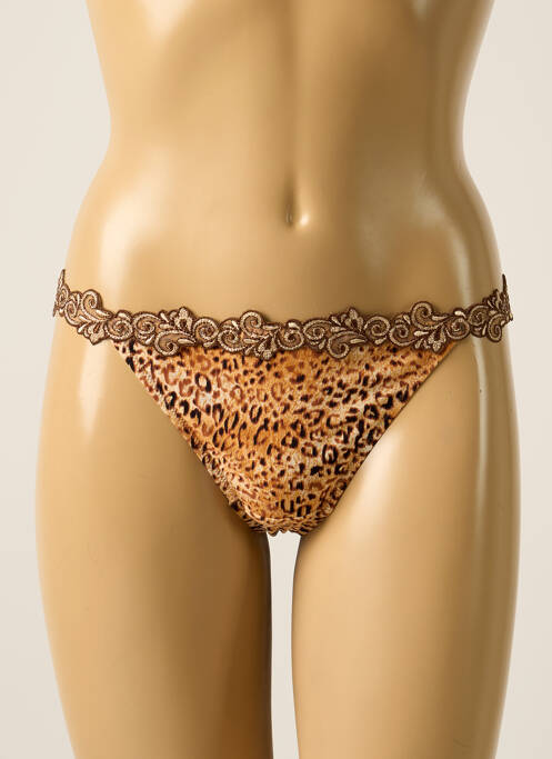 Tanga marron EPRISE BY LISE CHARMEL pour femme