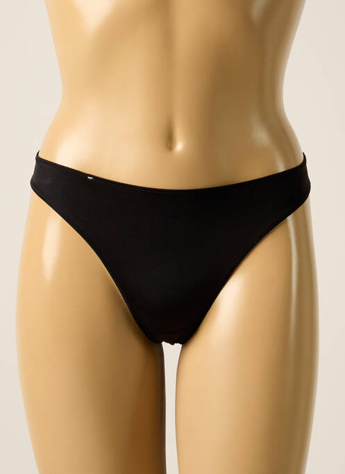 Tanga noir LEJABY pour femme