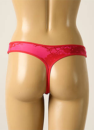 Tanga stretch rouge MARLIES DEKKERS femme