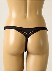 Tanga noir MARLIES DEKKERS pour femme seconde vue