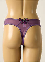 Tanga violet EMPREINTE pour femme seconde vue