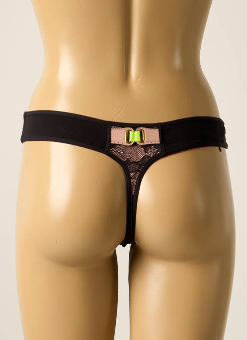 Tanga noir MARLIES DEKKERS pour femme