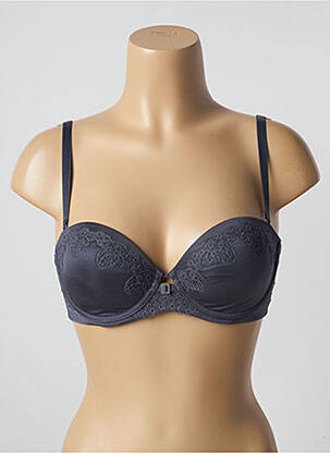 Soutien-gorge effet matière satinée haut soutien-gorge push-up bleu TRIUMPH femme