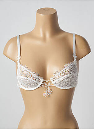 Soutien-gorge légère et transparente haut soutien-gorge emboitant blanc LEJABY femme