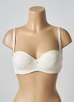 Soutien-gorge légère et transparente haut soutien-gorge moulé beige LISE CHARMEL femme