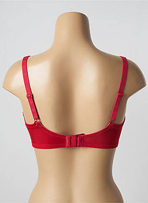Soutien-gorge effet matière satinée haut soutien-gorge moulé rouge MARLIES DEKKERS femme