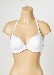 Soutien-gorge effet matière satinée haut soutien-gorge moulé blanc MARIE JO femme