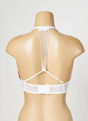 Soutien-gorge effet matière satinée haut soutien-gorge moulé blanc MARIE JO femme