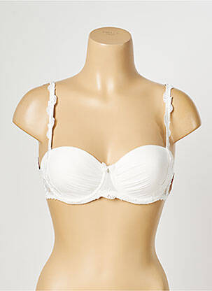 Soutien-gorge bretelle multi position haut soutien-gorge balconnet blanc MARIE JO femme