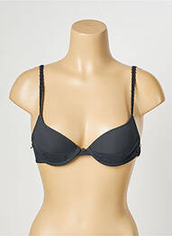 Soutien-gorge effet matière satinée haut soutien-gorge push-up gris MARIE JO femme