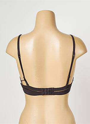 Soutien-gorge effet matière satinée haut soutien-gorge push-up marron MARIE JO femme