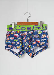 Boxer imprimé fantaisie bleu EGO homme