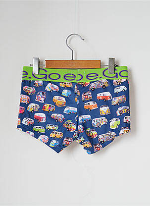 Boxer imprimé fantaisie bleu EGO homme