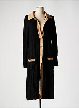 Gilet manches longues stretch noir K-DESIGN femme