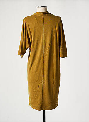 Robe courte manches courtes manches courtes vert YAYA femme