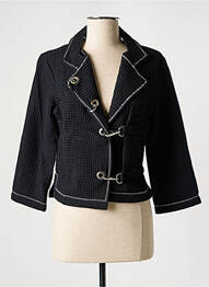 Veste casual col tailleur noir LO! LES FILLES femme