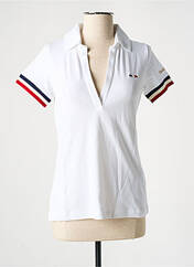 Polo blanc LA MARINIÈRE FRANÇAISE pour femme seconde vue