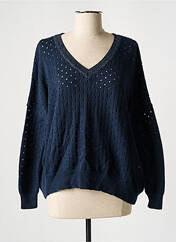 Pull bleu I.CODE (By IKKS) pour femme seconde vue