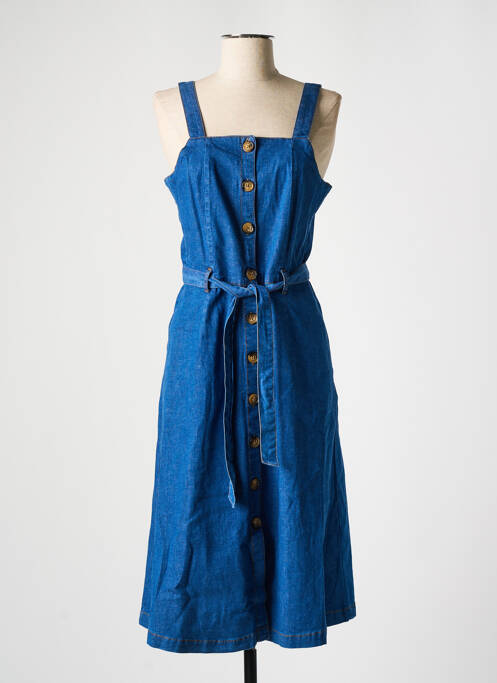 Robe mi-longue bleu KING LOUIE pour femme