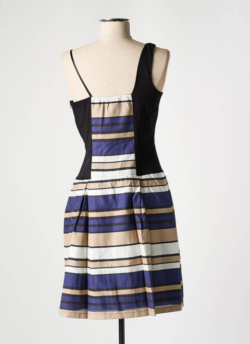 Robe mi-longue noir PAUL BRIAL pour femme