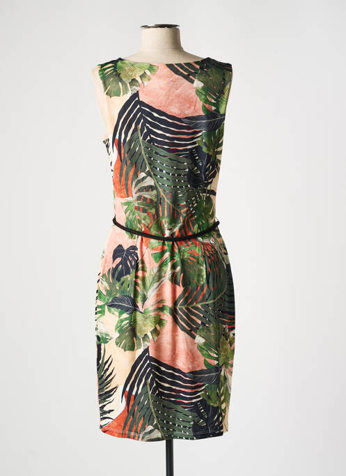 Robe mi-longue vert K-DESIGN pour femme