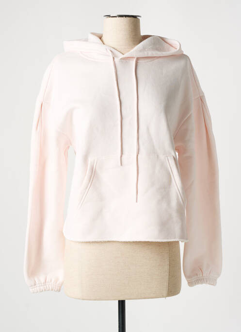 Sweat-shirt à capuche rose SCHOOL RAG pour femme