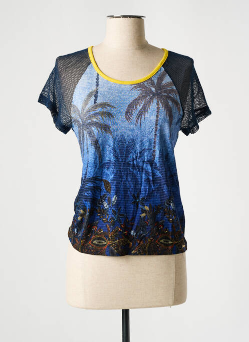 T-shirt bleu PAUL BRIAL pour femme